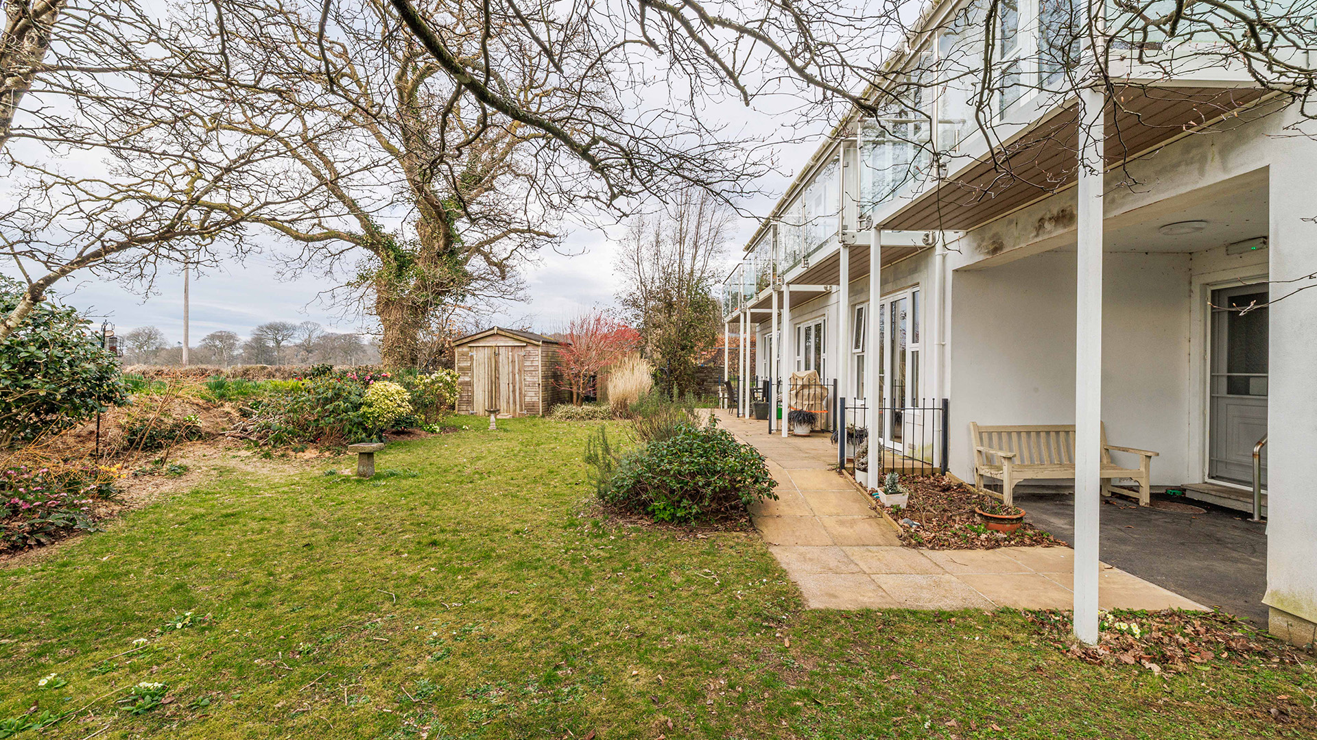 Apartment balconies and patios